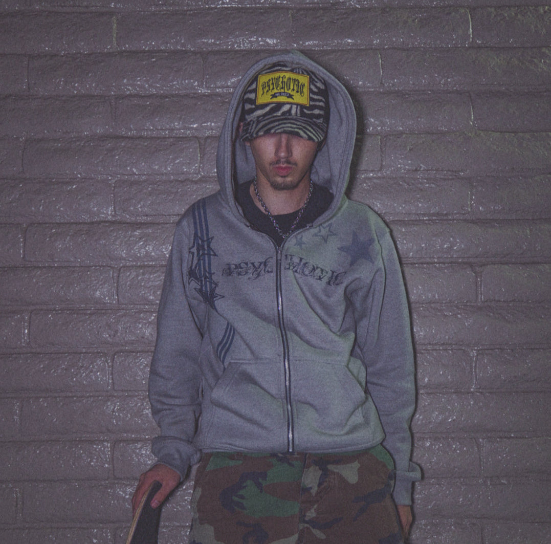 Grey Zip up